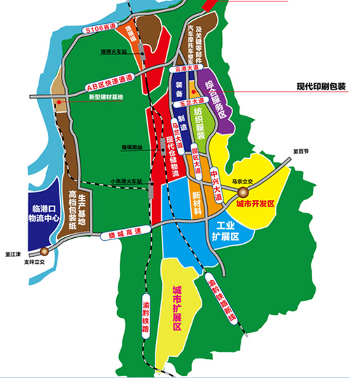 合川涞滩双龙湖规划图图片