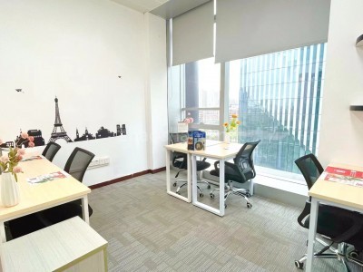 珠江新城CBD办公室物业直租|10-50㎡|多户型可选|| 精装修 布局合理 地铁上建 优惠大促